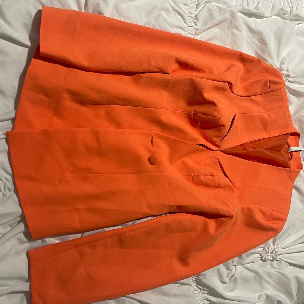 Women's Orange Blazer